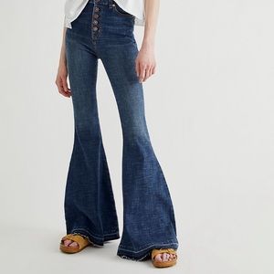 Free People Never Worn Flare Jeans with Tags